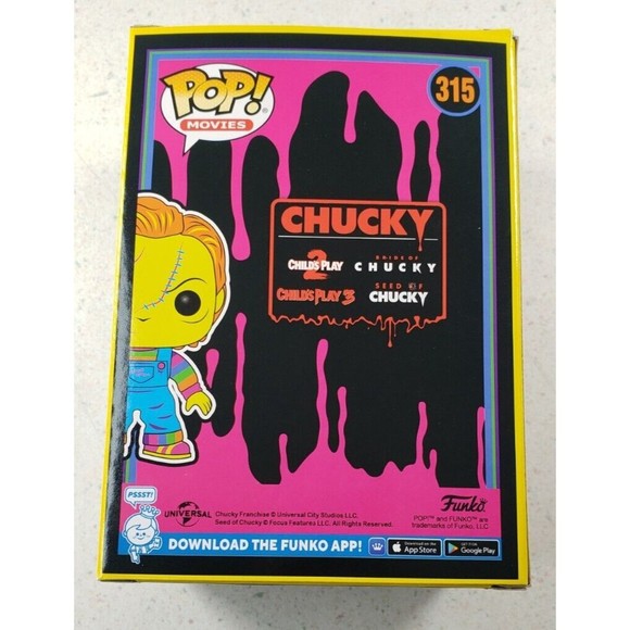 MINT Child's Play Chucky Black Light Funko Pop! Vinyl Figure #315 - Picture 6 of 13